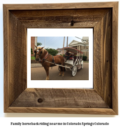 family horseback riding near me in Colorado Springs, Colorado